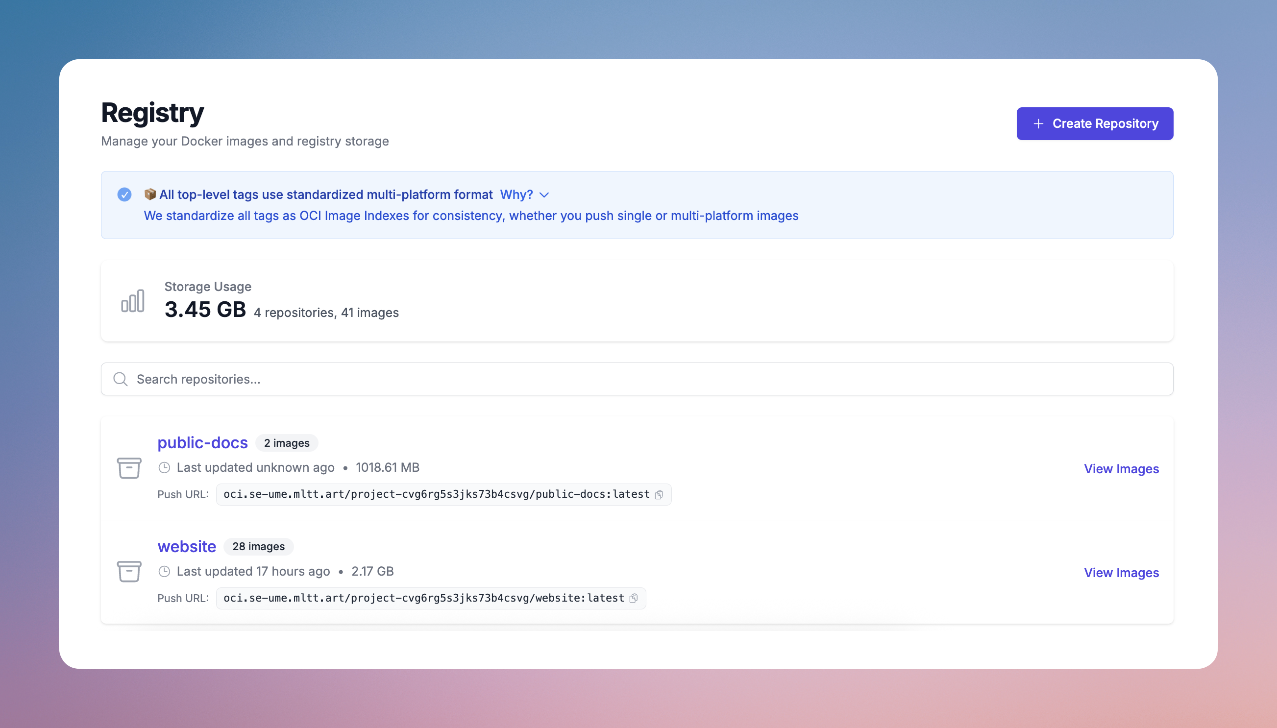 Container Registry Overview